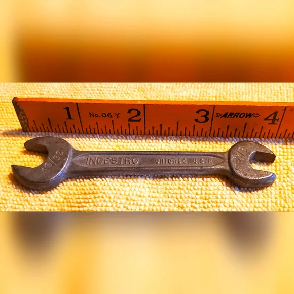 Vintage Indestro open end wrench model c-21 5/16 & 13/32 - Picture 1 of 6